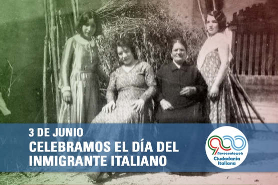 ¡A pura sangre tana! 3 de junio. Día del inmigrante italiano